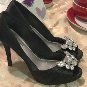 Evening black heels